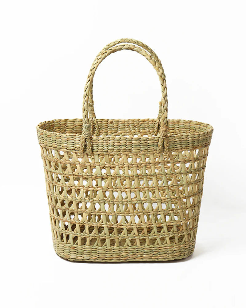 Panier en jonc de mer (Jali)