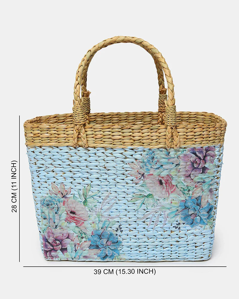 Handcrafted Seagrass Basket Tote for Daily Use
