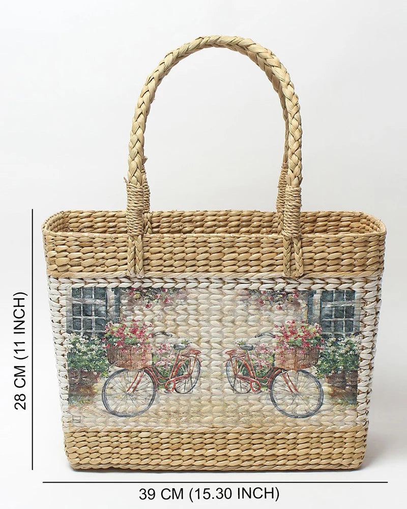 Seagrass Handbag & Shopping Basket