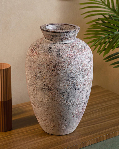Antique Finish Terracotta Vase for Old World Charm