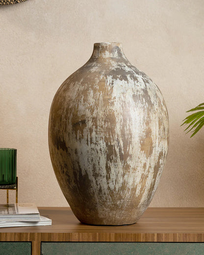 Natural Clay Terracotta Vase for Warm Home Tones