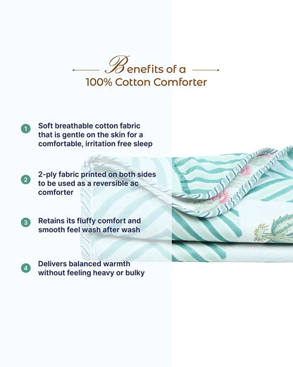Breathable Pure Cotton Comforter for Cool and Comfortable Sleep