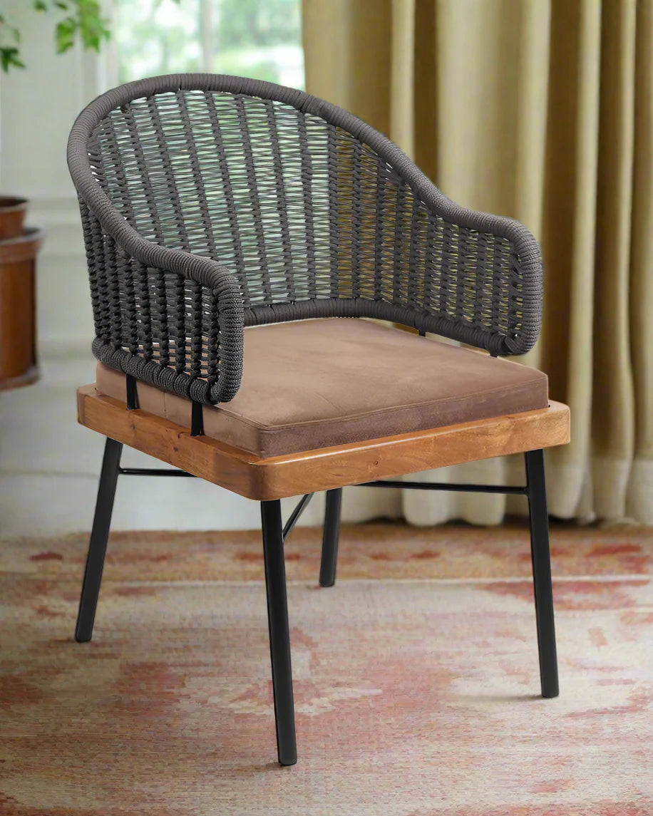 Comfortable Acacia Wood Chairs for Lounge and Home Decor