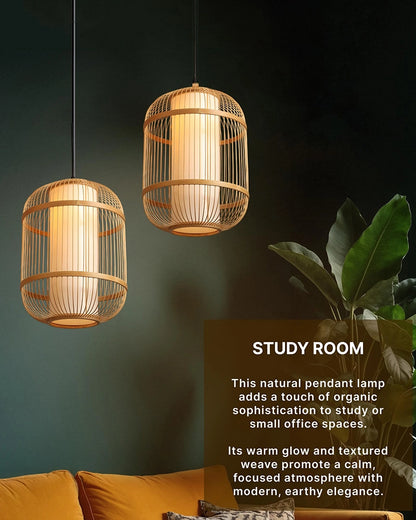 Decorative Bamboo Ceiling Light for Dining Room and Lounge