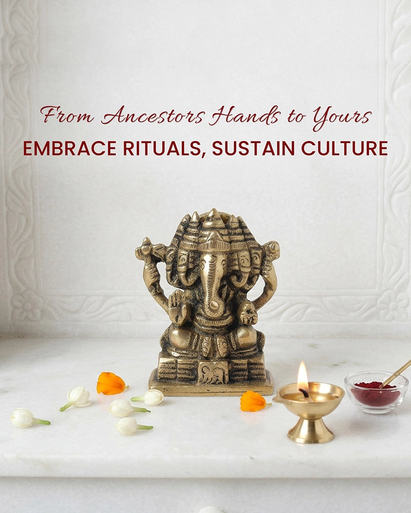 Lord Ganesha Idol for Ganesh Chaturthi, New Business Opening & Festive Home Decoration