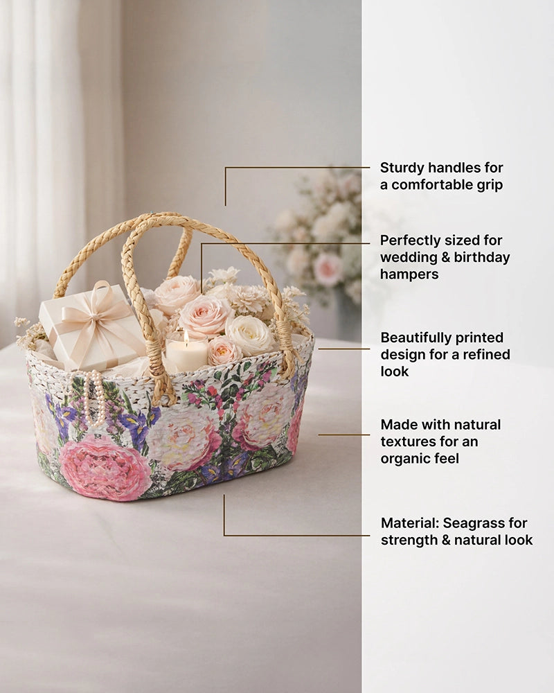 Handmade Gift Hamper Basket for Birthday, Anniversary, and Festive Gifts