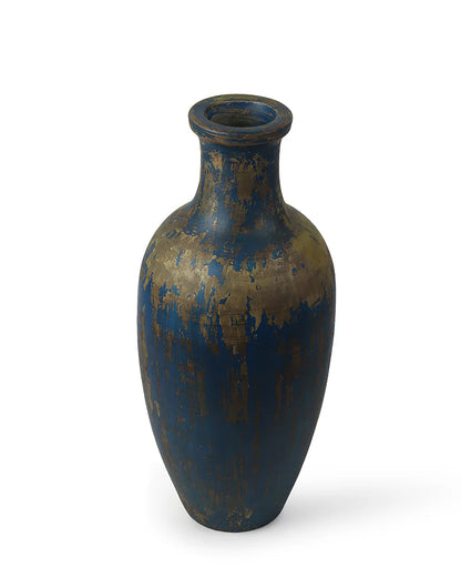 Decorative Terracotta Bottle Vase for Rustic Displays