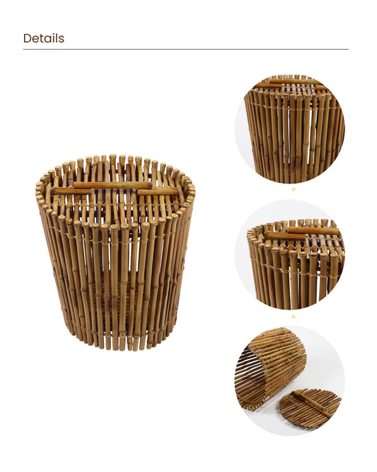 Rattan Organiser Basket for Kids Room, Toy Storage and Laundry Clothes