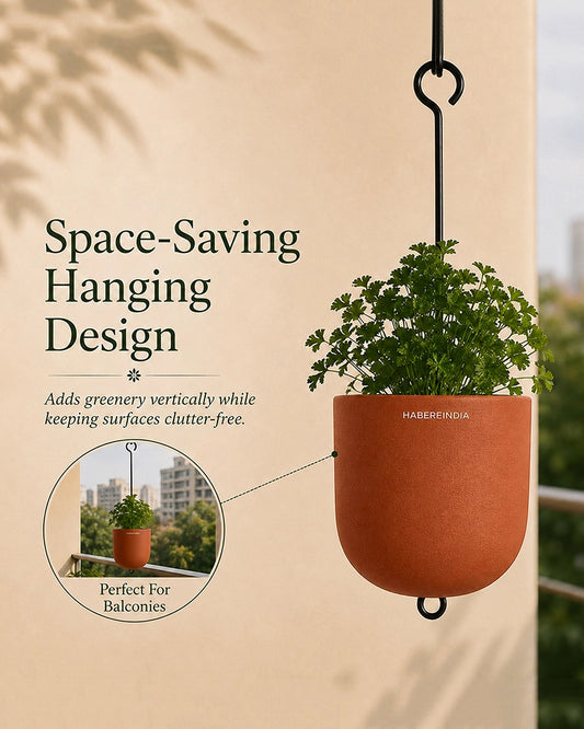 Decorative Flower Pot for Balcony Stand Styling