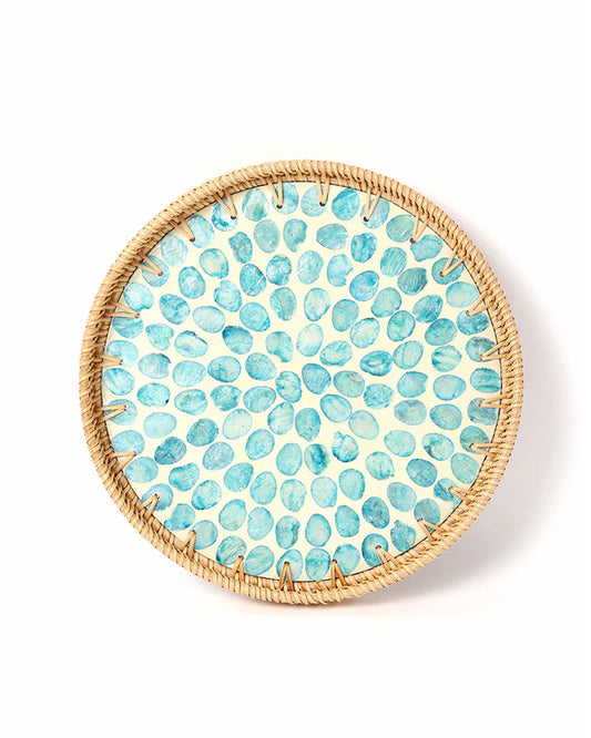 Rattan Decorative Serving Trays for Table and Home Use