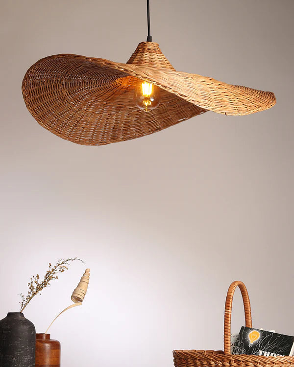 Handmade Rattan Hanging Light for Hall and Corridor