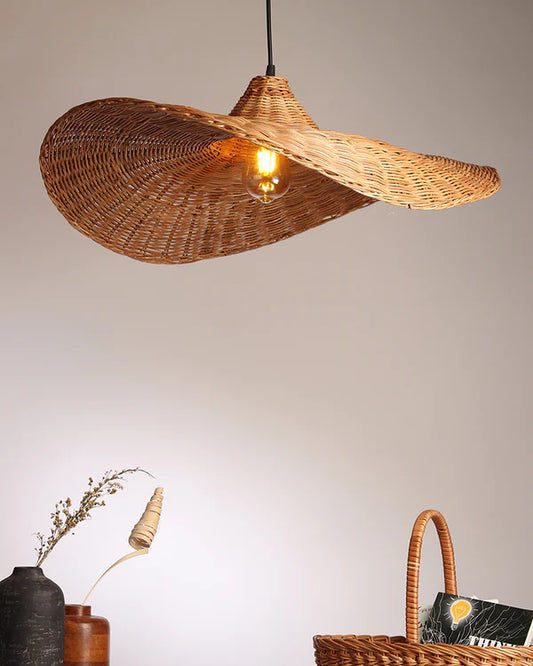 Handmade Rattan Hanging Light for Hall and Corridor