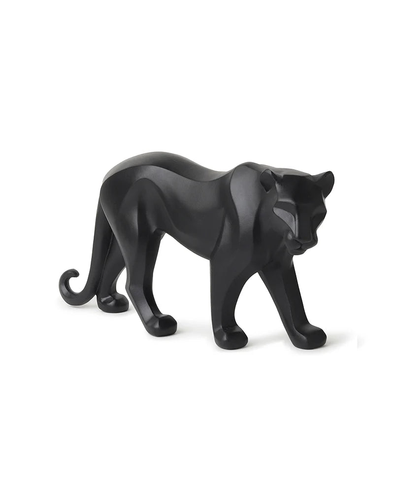 Polypropylene Black Panther Figurine for Home Decor, Hall Display, and Gifts