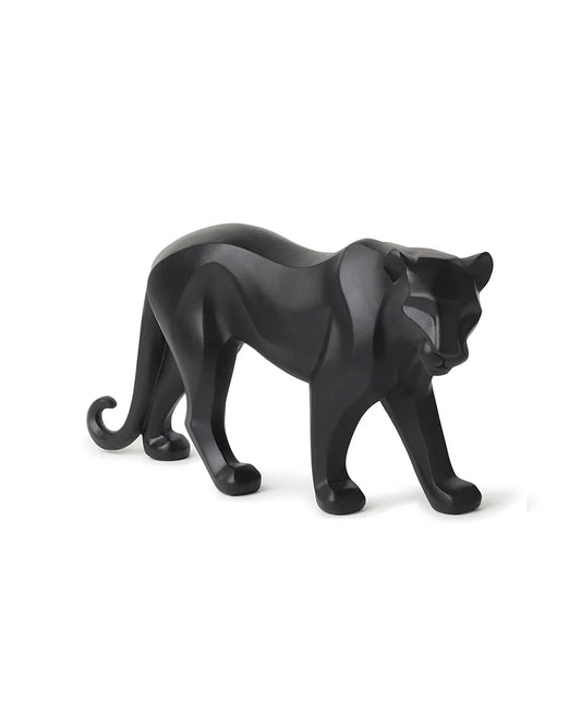 Polypropylene Black Panther Figurine for Home Decor, Hall Display, and Gifts