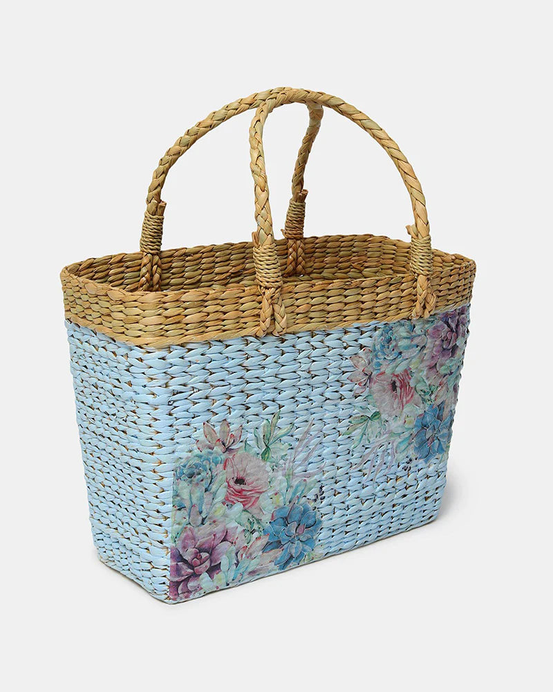 Handcrafted Seagrass Basket Tote for Daily Use