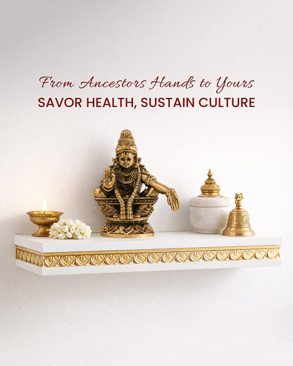 Auspicious Ayyappa Swamy Brass Idol for Pooja Needs and Spiritual Corners