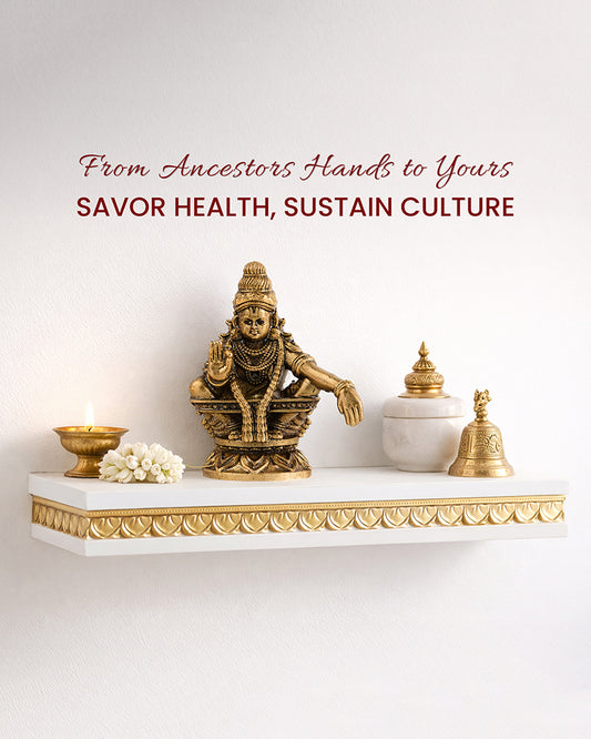 Auspicious Ayyappa Swamy Brass Idol for Pooja Needs and Spiritual Corners