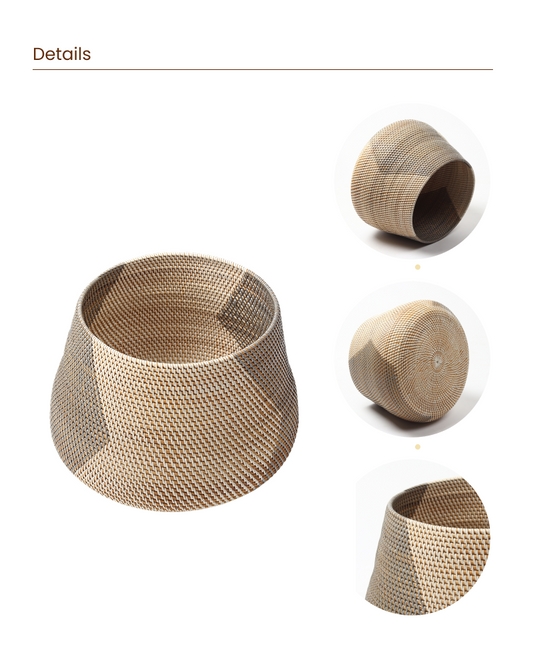 Rattan Storage Basket for Efficient Home Organization