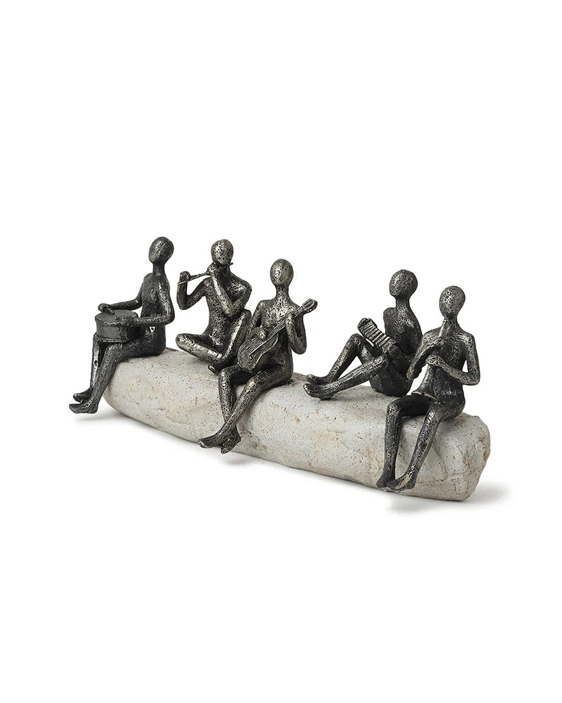 Polypropylene Musician Figurines for Home Decor and Wedding Gifts