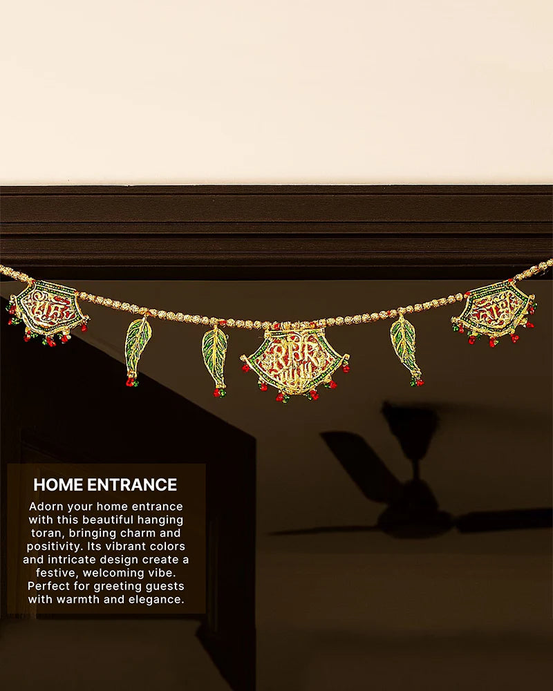 Door Toran Bandhanwar for Entrance, Decorative Door Hanging for Diwali and Navratri