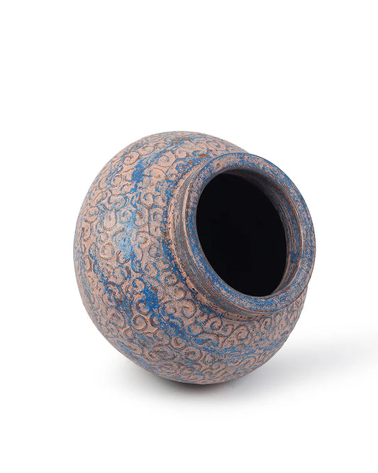 Natural Terracotta Floor Vase for Entryway Styling