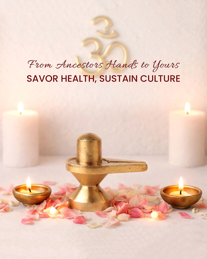 Brass Shivling Idol for Home Temple and Pooja Room