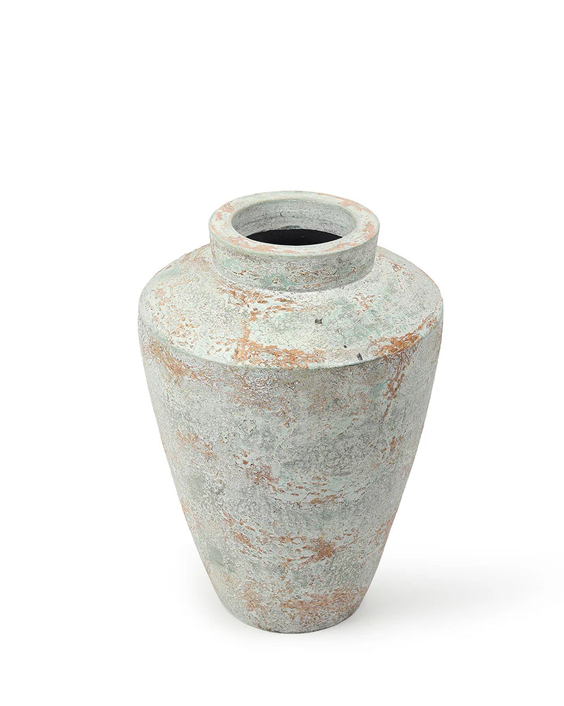 Large Rustic Terracotta Vase for Living Room Corners