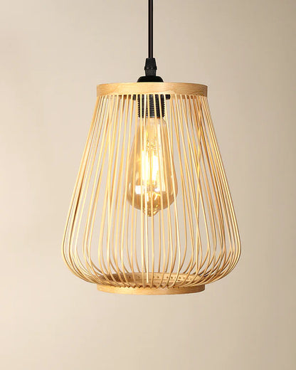 Handmade Bamboo Ceiling Lamp for Living Room and Hall
