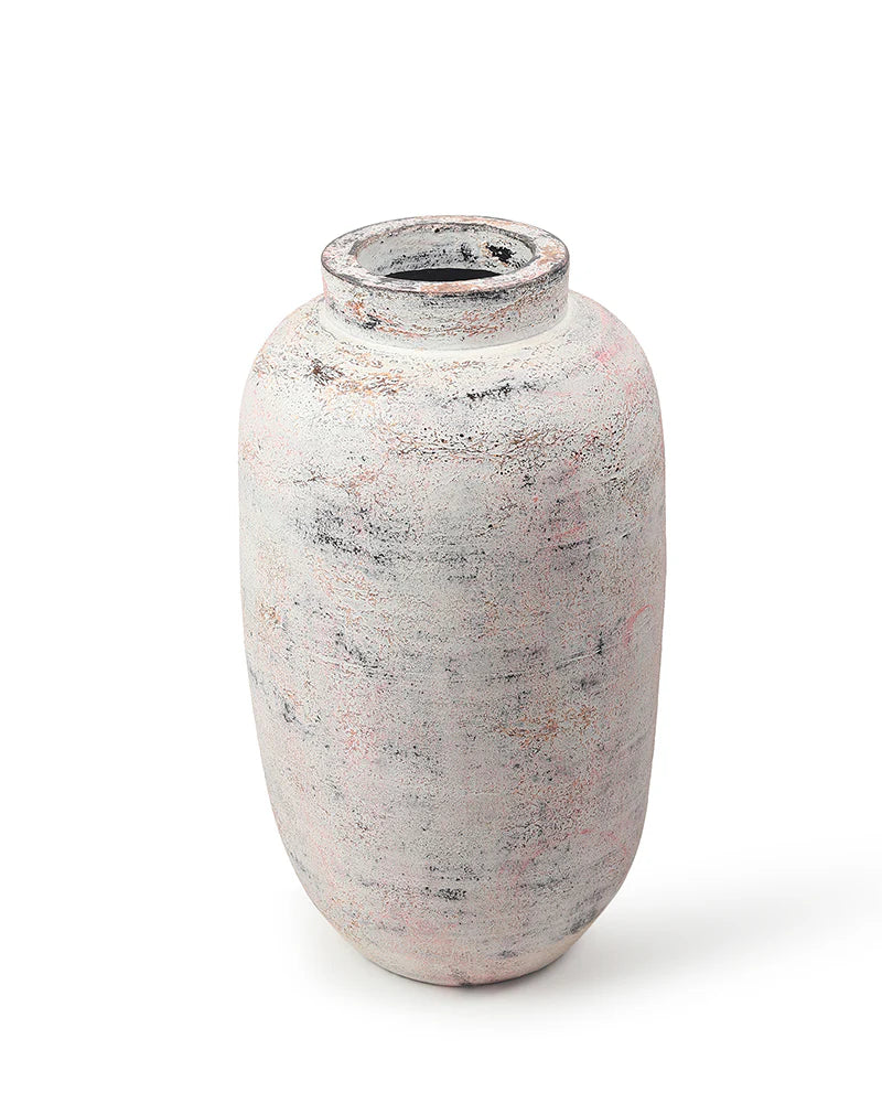 Hand-Sculpted Terracotta Vase for Artistic Interiors