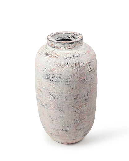Hand-Sculpted Terracotta Vase for Artistic Interiors