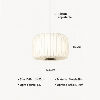 Fabric Pendant Lampshade for Living Room and Dining Area