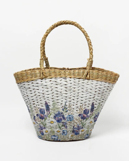 Handwoven Boat Shape Handbag & Shopping Basket