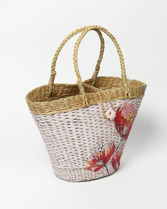Seagrass Beach Tote Bag | Handbag Basket