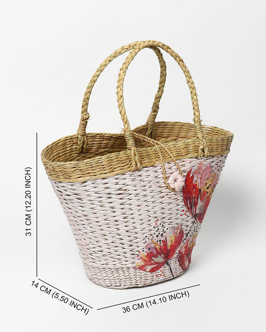 Seagrass Beach Tote Bag | Handbag Basket