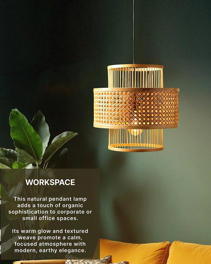 Artistic Rattan Pendant Light for Home Decor and Hall