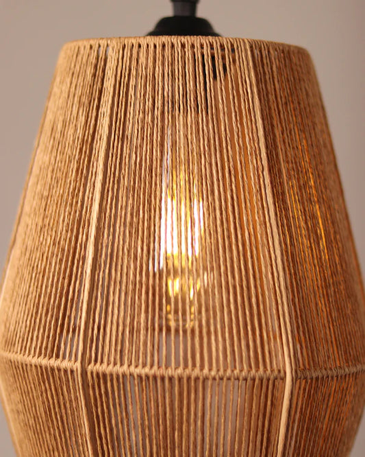 Jute Rope Pendant Lamp for Home Decor and Hall
