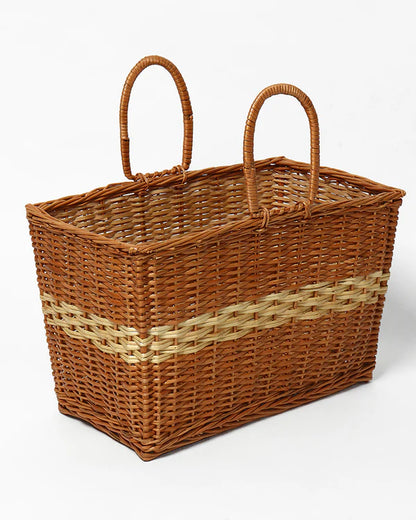 Handmade Seagrass Carry Basket & Shopping Tote