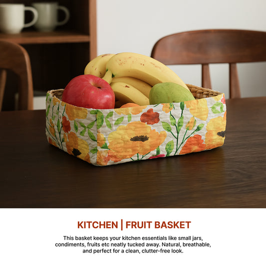 Study Table Organiser | Wardrobe Basket | Office Desk Organiser | Jute Table Basket