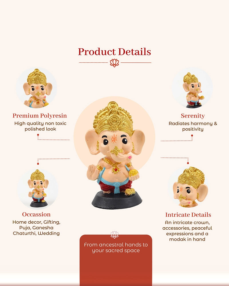 Lord Ganesha Murti for Ganesh Chaturthi, Pooja Items & Festive Gifting