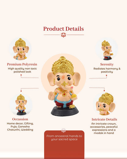 Lord Ganesha Murti for Ganesh Chaturthi, Pooja Items & Festive Gifting
