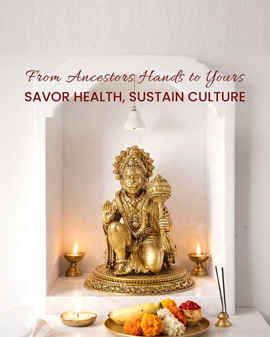 Premium Pure Brass Hanuman Ji Murti for Spiritual Decor and Rituals