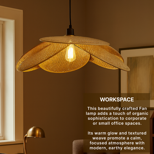 PVC Rattan Pendant Lampshade for Ceiling Lighting and Home Décor