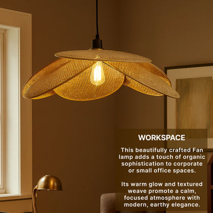 PVC Rattan Pendant Lampshade for Ceiling Lighting and Home Décor