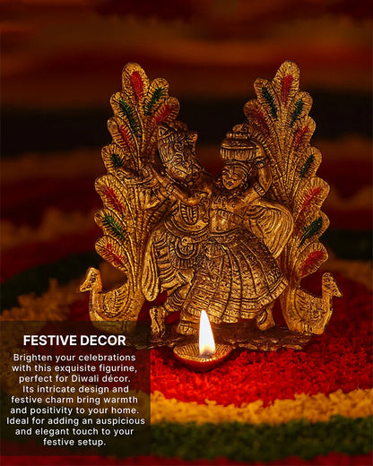 Radha Krishna Statue for Home and Pooja Room, Decorative God Idol Figurine