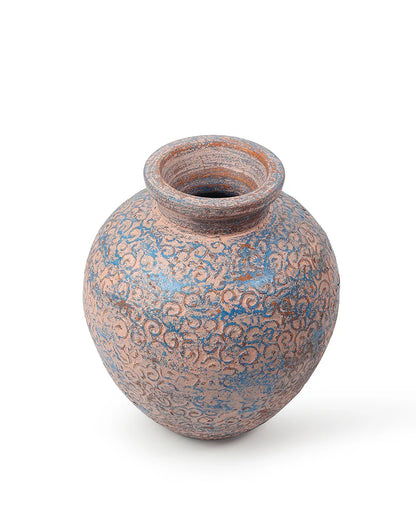 Handcrafted Terracotta Flower Vase for Boho Interiors