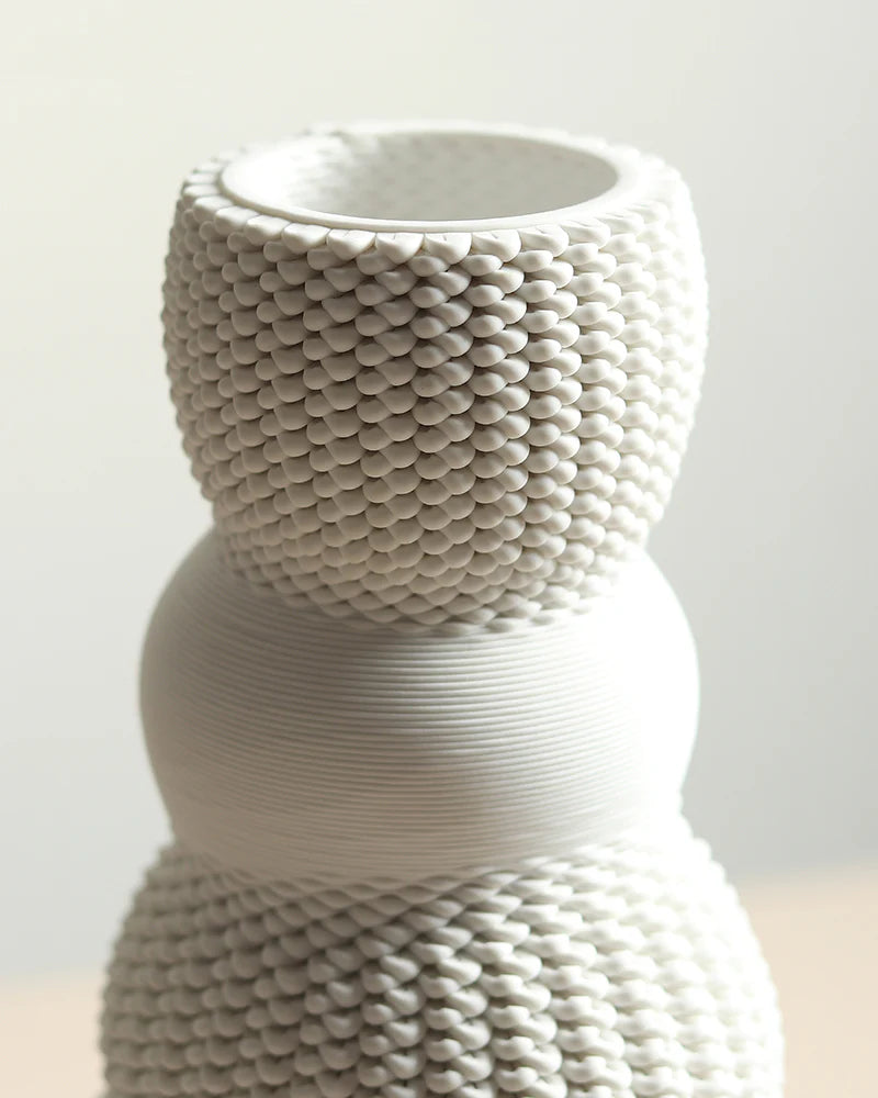 Short Ceramic Vase for Compact Table Spaces