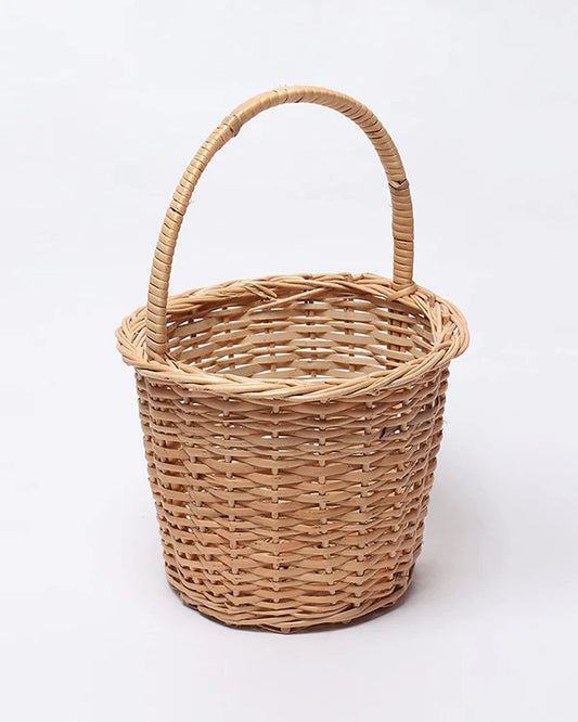 Natural Wicker Payala Basket Set of 3 for Pooja, Gifting, and Everyday Organization