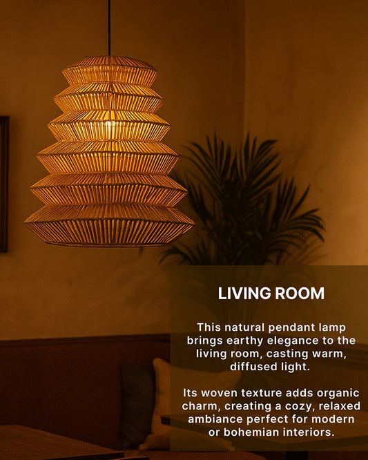 Ceiling Hanging Light and lamp | Bamboo Hanging Lights | Pendant Lights for Ceiling