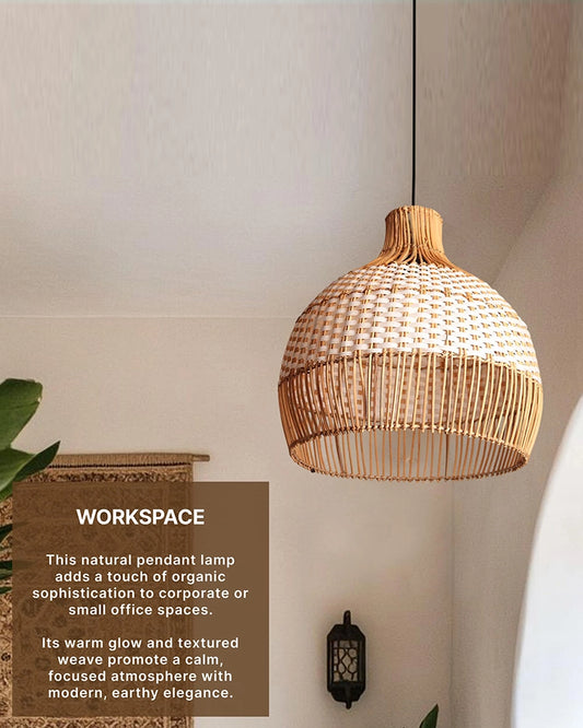 Rattan Hanging Lamps For Living Room and Home Decoration
