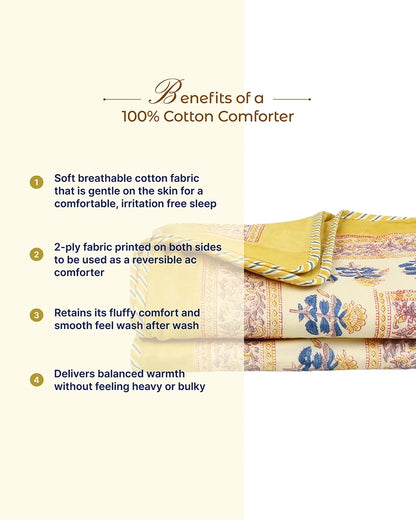 Modern Decorative Pure Cotton Comforter for Aesthetic Bedroom Bedding